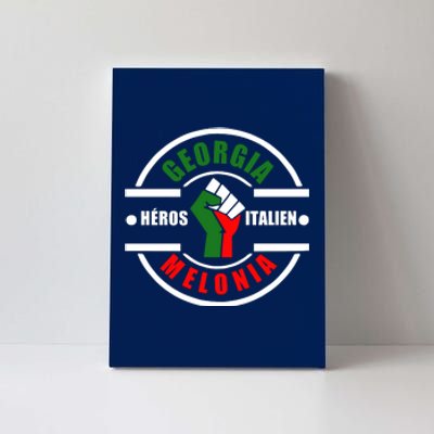 Georgia Meloni Italian Hero Canvas