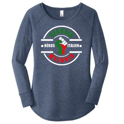 Georgia Meloni Italian Hero Women's Perfect Tri Tunic Long Sleeve Shirt