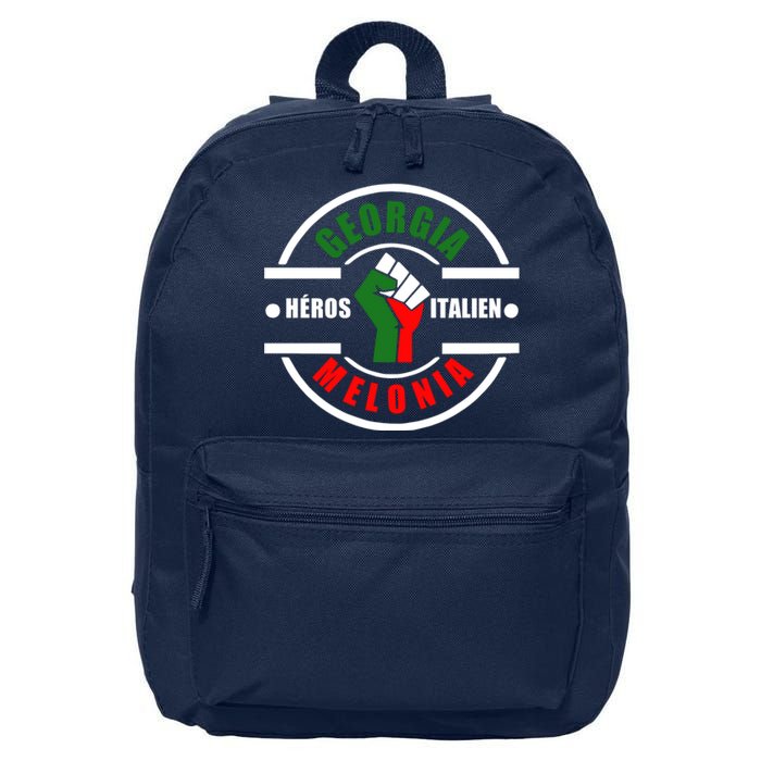 Georgia Meloni Italian Hero 16 in Basic Backpack