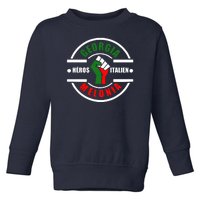 Georgia Meloni Italian Hero Toddler Sweatshirt