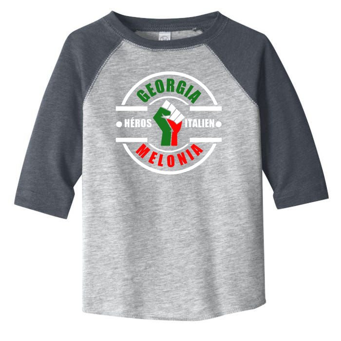 Georgia Meloni Italian Hero Toddler Fine Jersey T-Shirt