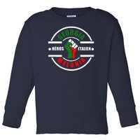 Georgia Meloni Italian Hero Toddler Long Sleeve Shirt