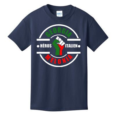 Georgia Meloni Italian Hero Kids T-Shirt