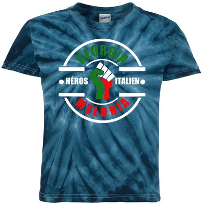 Georgia Meloni Italian Hero Kids Tie-Dye T-Shirt