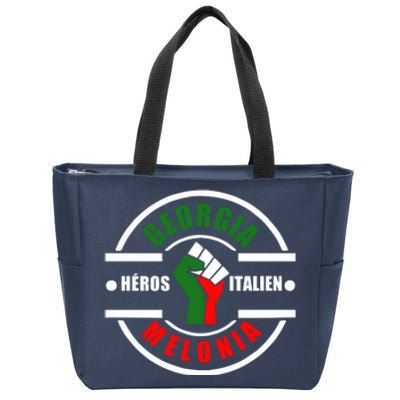 Georgia Meloni Italian Hero Zip Tote Bag