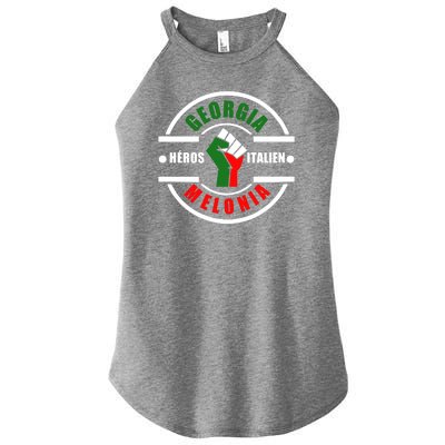 Georgia Meloni Italian Hero Women's Perfect Tri Rocker Tank