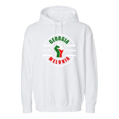 Georgia Meloni Italian Hero Garment-Dyed Fleece Hoodie