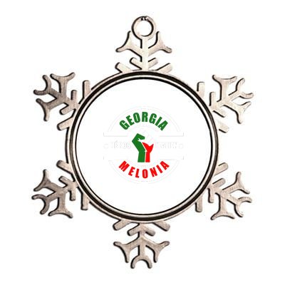 Georgia Meloni Italian Hero Metallic Star Ornament