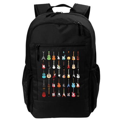 Guitar Musical Instrument Rock N Roll Tee Backpack