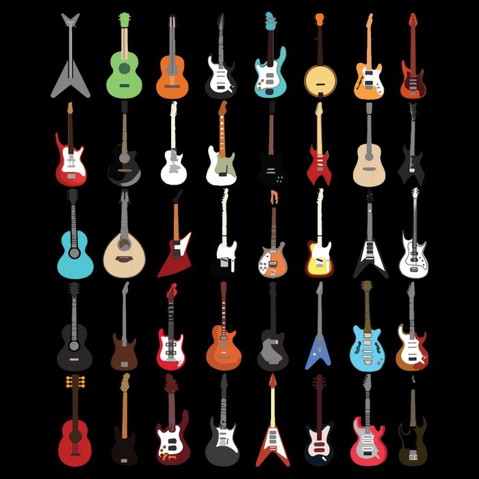 Guitar Musical Instrument Rock N Roll Tee Mug