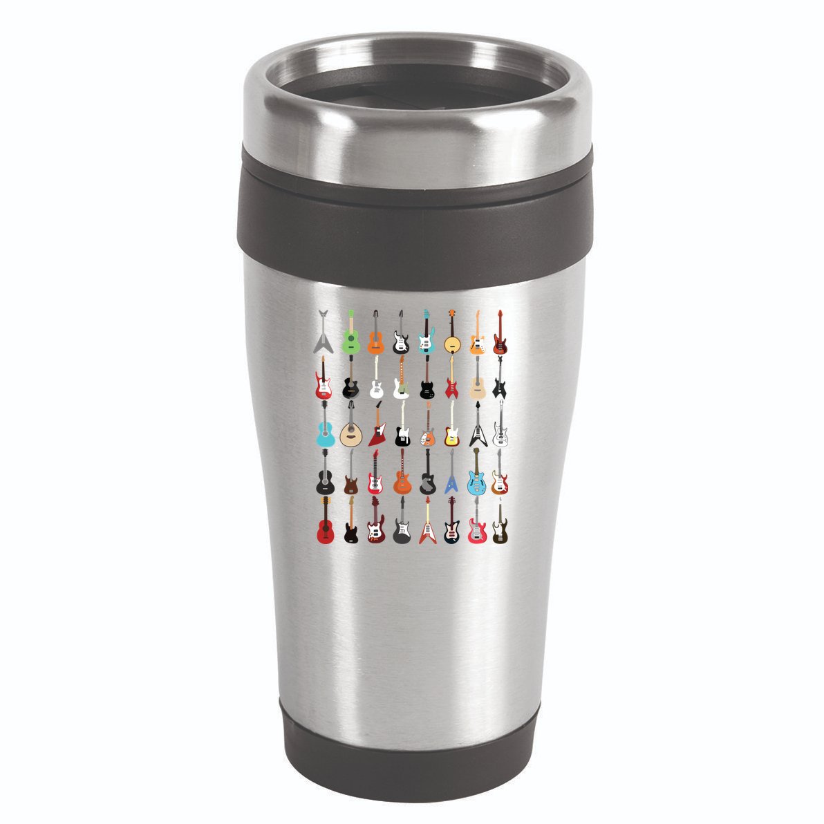 Guitar Musical Instrument Rock N Roll Tee 16oz Travel Tumbler