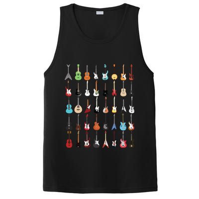 Guitar Musical Instrument Rock N Roll Tee PosiCharge Competitor Tank