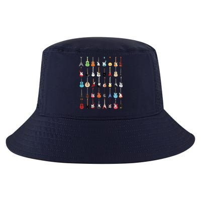 Guitar Musical Instrument Rock N Roll Tee Cool Comfort Performance Bucket Hat