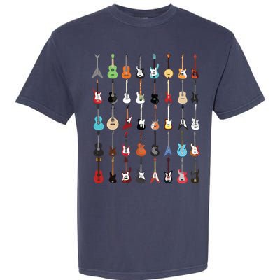 Guitar Musical Instrument Rock N Roll Tee Garment-Dyed Heavyweight T-Shirt