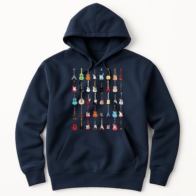 Guitar Musical Instrument Rock N Roll Tee Hoodie