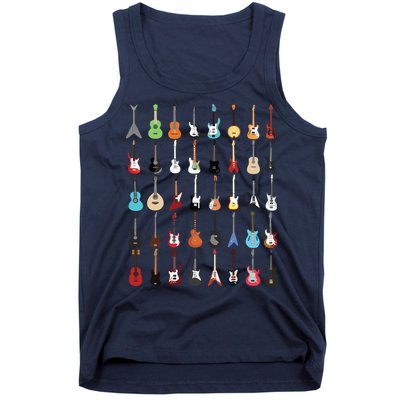 Guitar Musical Instrument Rock N Roll Tee Tank Top