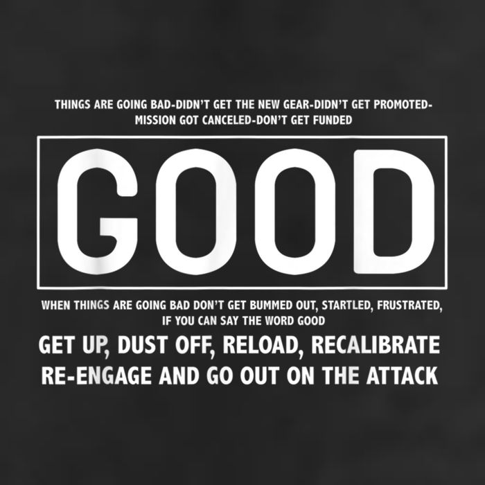 GOOD Motivational Jocko Quote Beanie