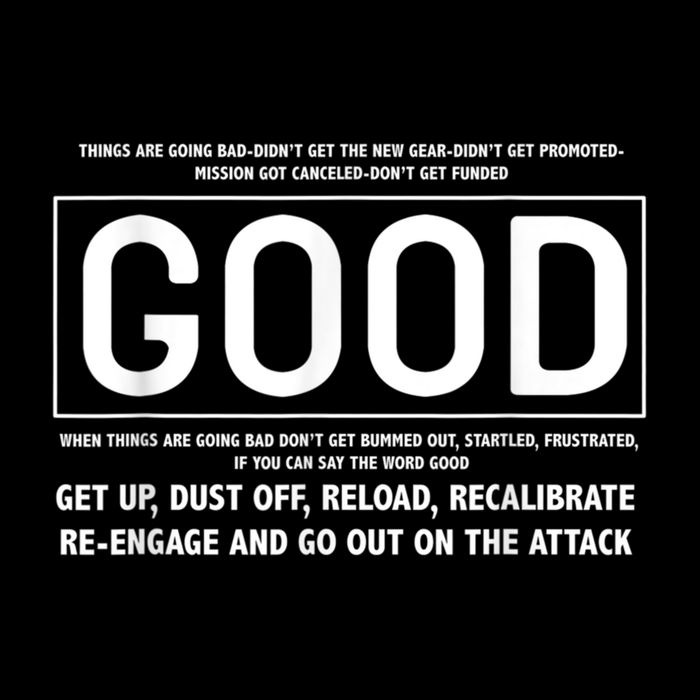 GOOD Motivational Jocko Quote 16 in Basic Backpack