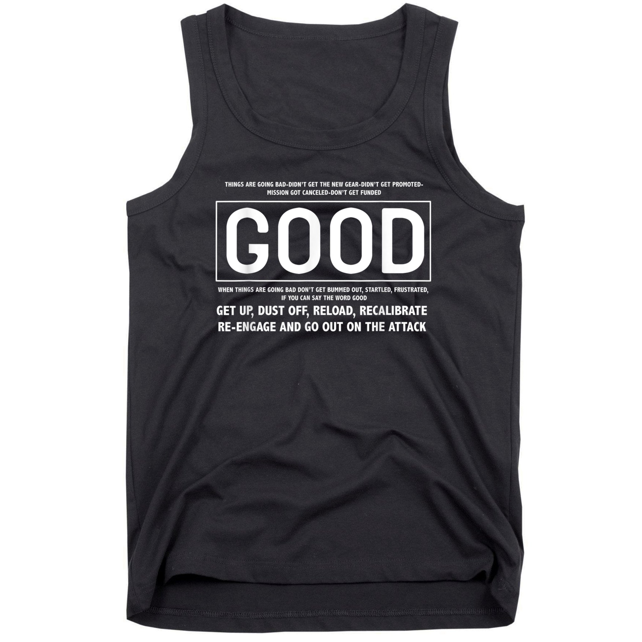 GOOD Motivational Jocko Quote Tank Top