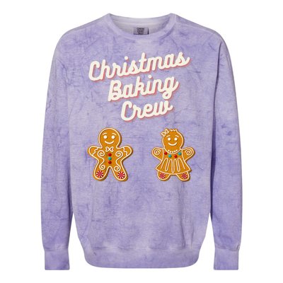 Gingerbread Man Join The Christmas Baking Crew Holiday Sweet Colorblast Crewneck Sweatshirt