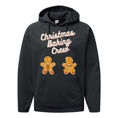 Gingerbread Man Join The Christmas Baking Crew Holiday Sweet Performance Fleece Hoodie