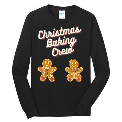 Gingerbread Man Join The Christmas Baking Crew Holiday Sweet Tall Long Sleeve T-Shirt