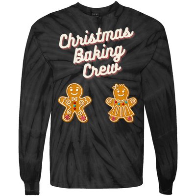 Gingerbread Man Join The Christmas Baking Crew Holiday Sweet Tie-Dye Long Sleeve Shirt