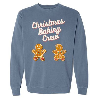 Gingerbread Man Join The Christmas Baking Crew Holiday Sweet Garment-Dyed Sweatshirt