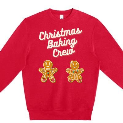 Gingerbread Man Join The Christmas Baking Crew Holiday Sweet Premium Crewneck Sweatshirt