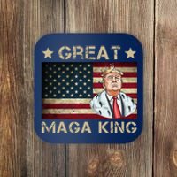 Great Maga King Trump USA Flag Coaster