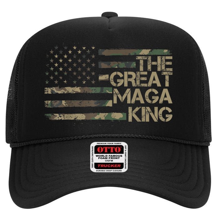 Great Maga King ,Maga King, The Great Maga King, Ultra Maga High Crown Mesh Back Trucker Hat