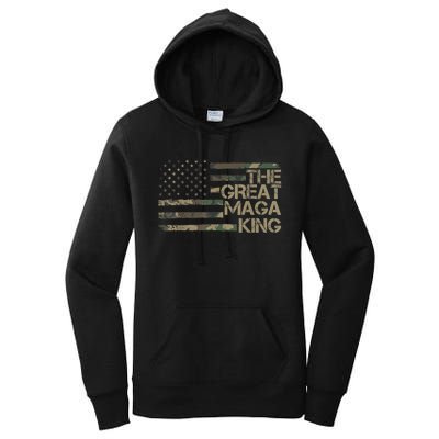 Great Maga King ,Maga King, The Great Maga King, Ultra Maga Women's Pullover Hoodie