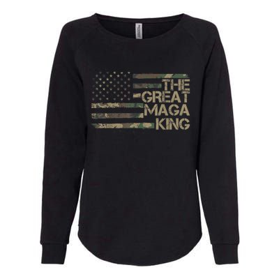 Great Maga King ,Maga King, The Great Maga King, Ultra Maga Womens California Wash Sweatshirt