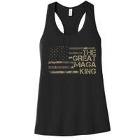 Great Maga King ,Maga King, The Great Maga King, Ultra Maga Women's Racerback Tank