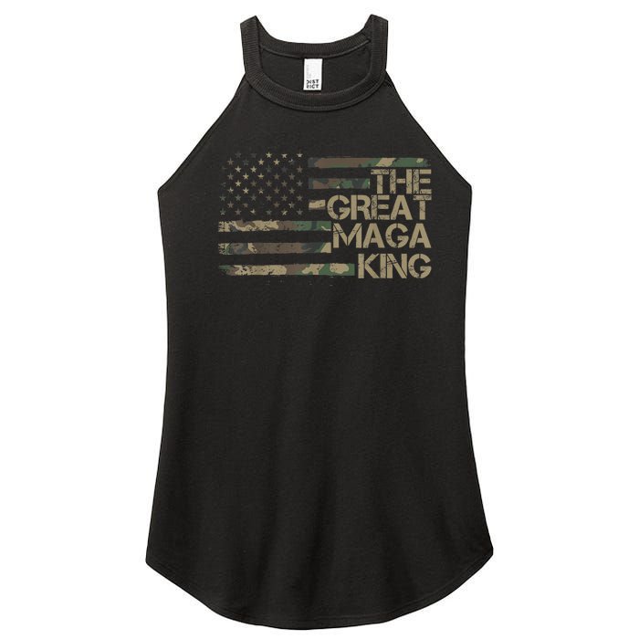 Great Maga King ,Maga King, The Great Maga King, Ultra Maga Women's Perfect Tri Rocker Tank