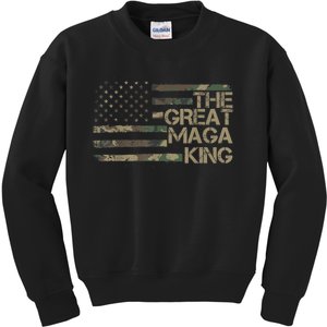 Great Maga King ,Maga King, The Great Maga King, Ultra Maga Kids Sweatshirt