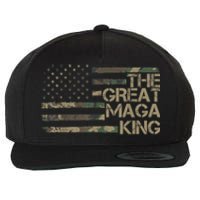 Great Maga King ,Maga King, The Great Maga King, Ultra Maga Wool Snapback Cap