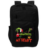 Grinchmas My Kids Stole My Heart Funny Christmas Impact Tech Backpack