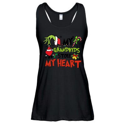 Grinchmas My Kids Stole My Heart Funny Christmas Ladies Essential Flowy Tank