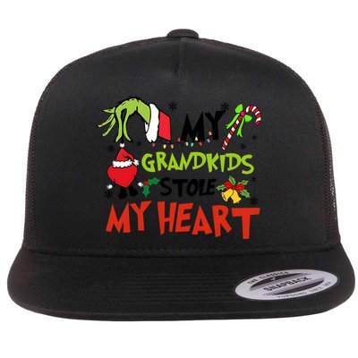 Grinchmas My Kids Stole My Heart Funny Christmas Flatbill Hat