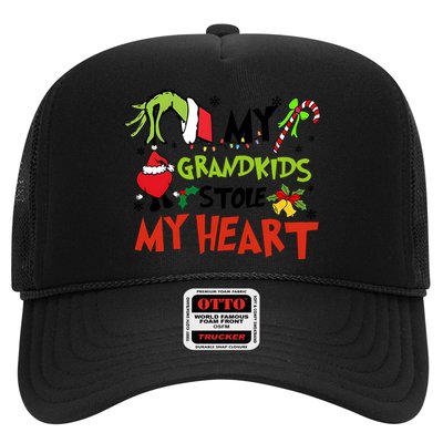 Grinchmas My Kids Stole My Heart Funny Christmas Trucker Hat