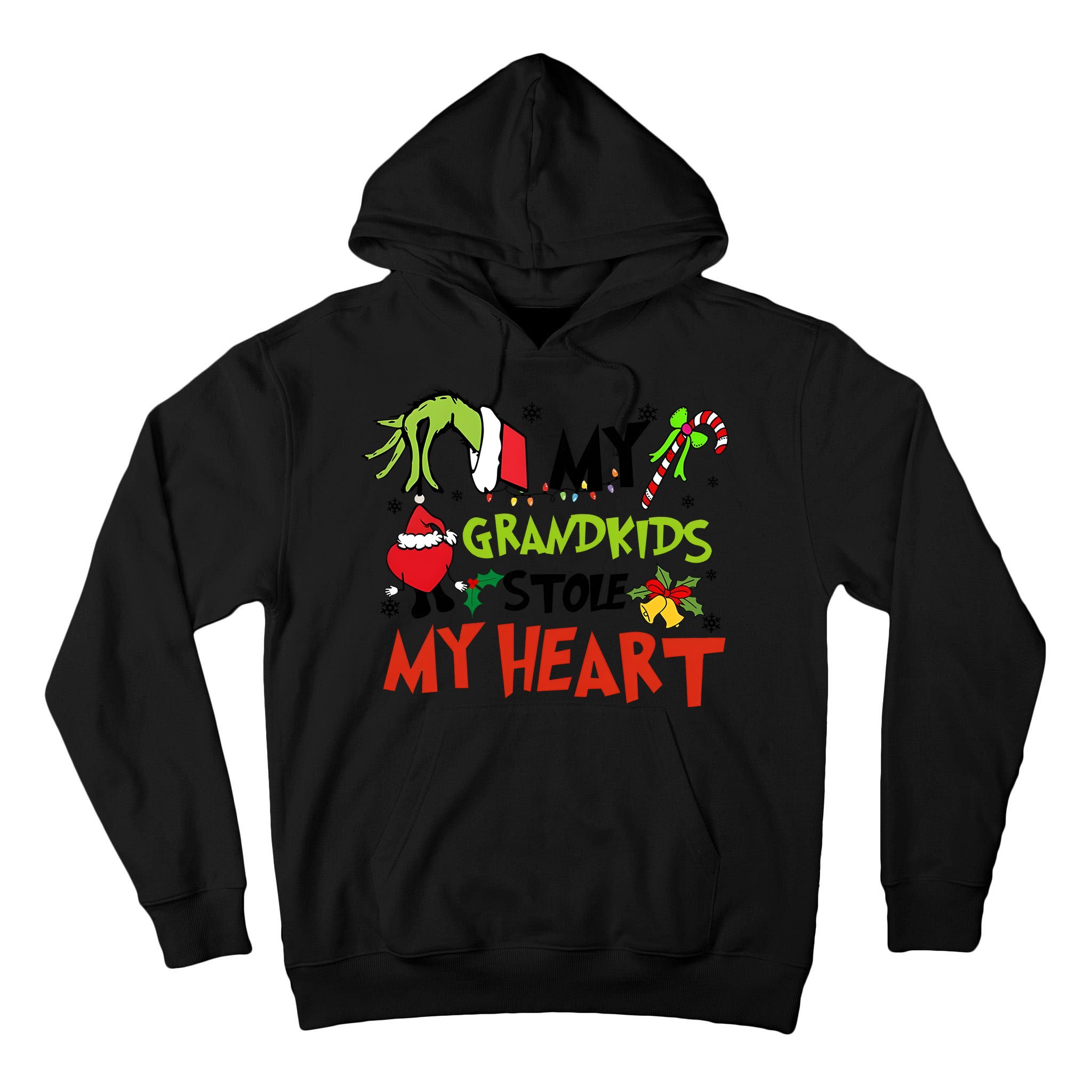 Grinchmas My Kids Stole My Heart Funny Christmas Tall Hoodie