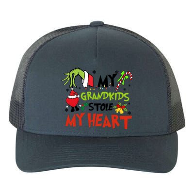 Grinchmas My Kids Stole My Heart Funny Christmas Yupoong Adult 5-Panel Trucker Hat