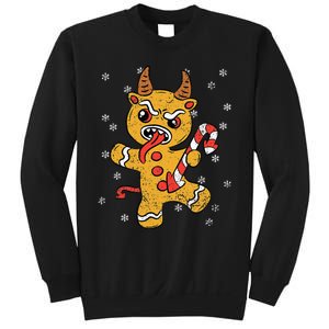 Gingerbread Man Krampus Christmas Pajama Xmas Candy Cane Sweatshirt