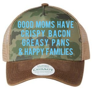 Good Moms Know Bacon Gift Legacy Tie Dye Trucker Hat