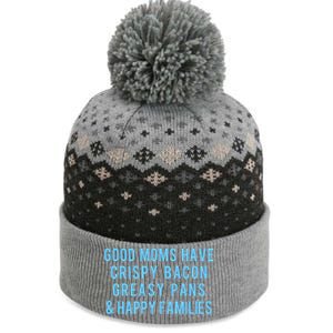 Good Moms Know Bacon Gift The Baniff Cuffed Pom Beanie