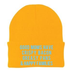 Good Moms Know Bacon Gift Knit Cap Winter Beanie