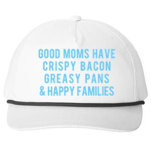 Good Moms Know Bacon Gift Snapback Five-Panel Rope Hat