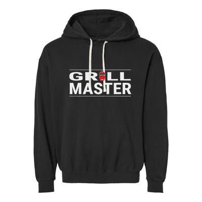 Grill Master Kamado Style Bbq Barbecue Pitmaster Garment-Dyed Fleece Hoodie