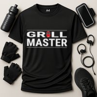 Grill Master Kamado Style Bbq Barbecue Pitmaster Cooling Performance Crew T-Shirt